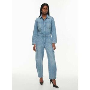 Aritzia DENIM FORUM The '90s Denim Jumpsuit size S